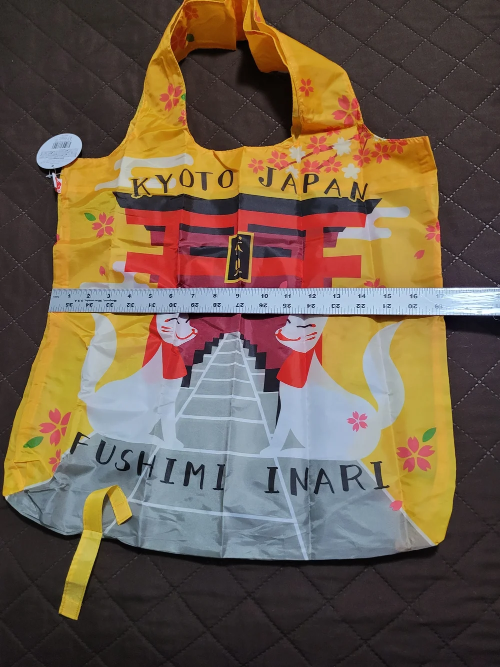NWT Set of 2 Japanese Compact Eco Bags - Hallmark & Folding Shopping Bag